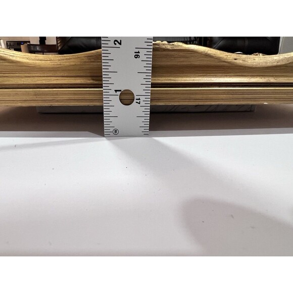 Original Oil On Canvas Painting With Winter Landscape Cottage On The Lake 15” - Picture 7 of 16